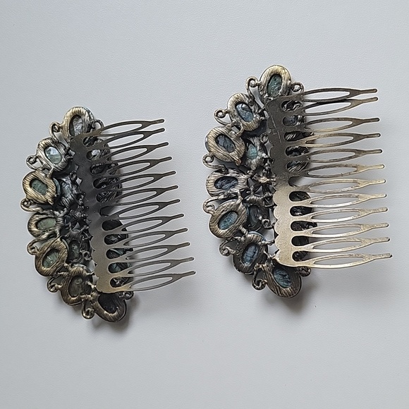 Pair of Antique Hair Clips - Picture 6 of 6